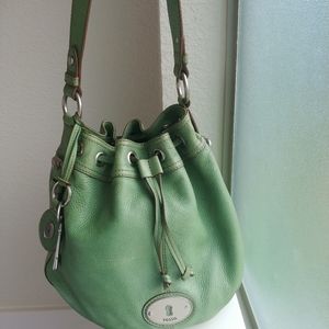 Fossil vintage bucket leather purse